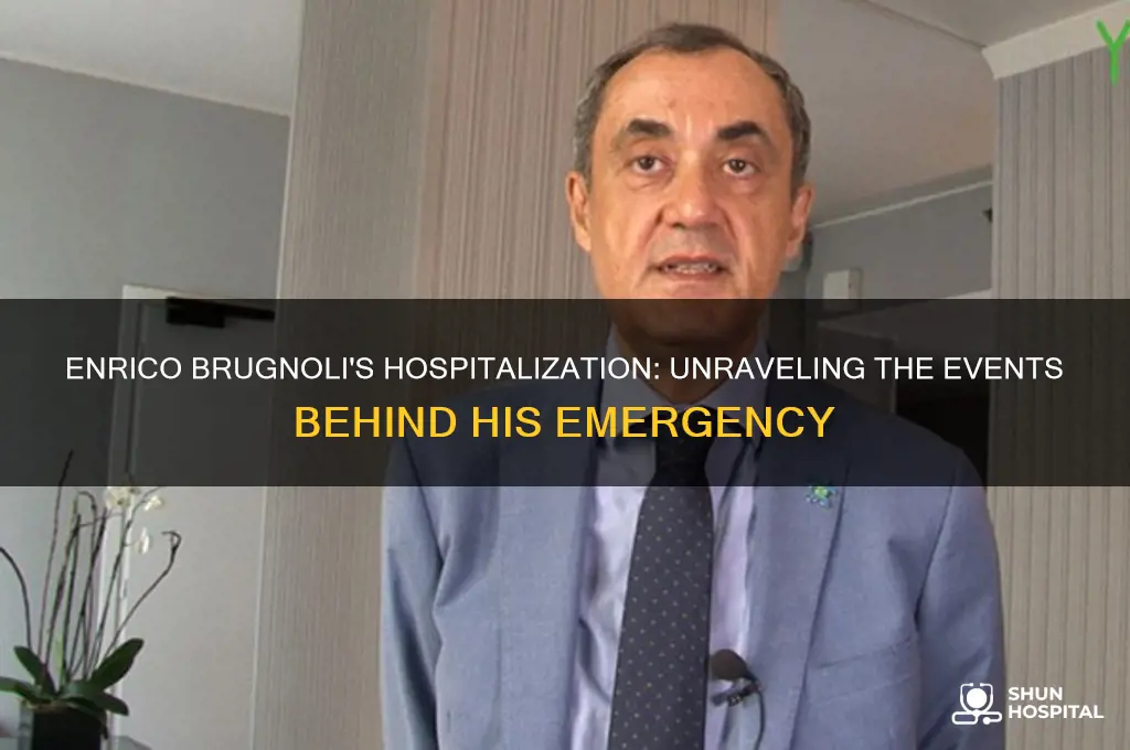 how does enrico brugnoli end up in the hospital