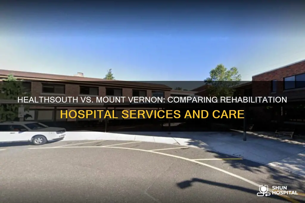 how does healthsouth rehabilation hospital compare to mount verrnon hospital