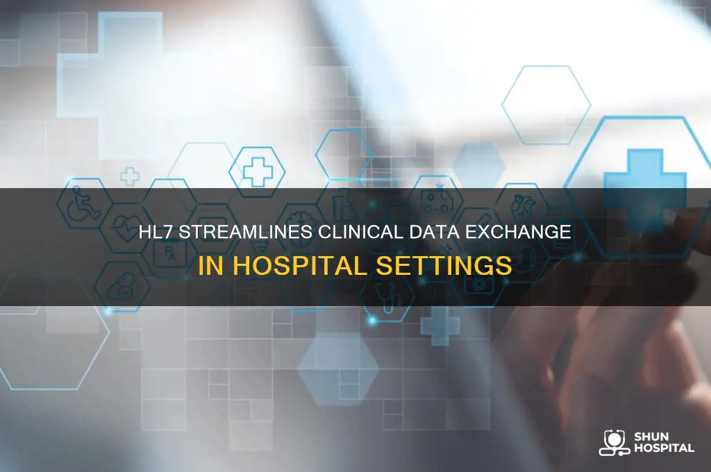 how does hl7 assist clinical data exchange in a hospital