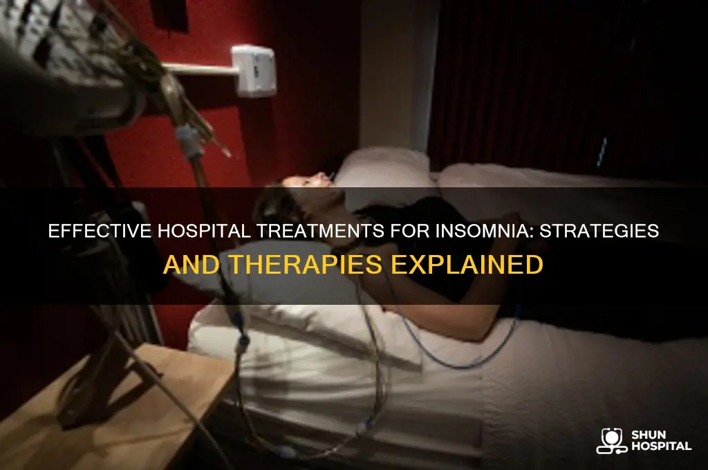 how does hospital treat insomnia