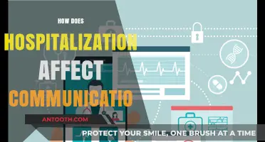 Hospitalization's Impact: How Medical Stays Alter Communication Patterns