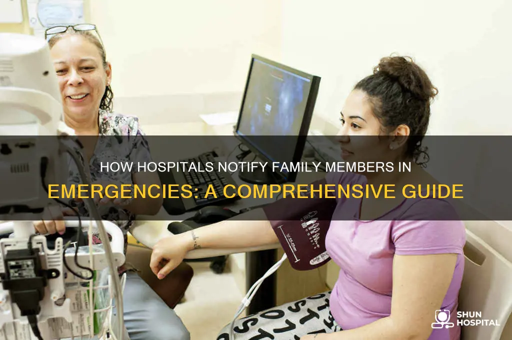 how does hospitals call relitives