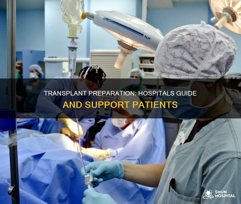 how does hospitals prepare people for transplants