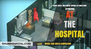 Melinda's Stealthy Hospital Visits: Avoiding Attention with Clever Tactics