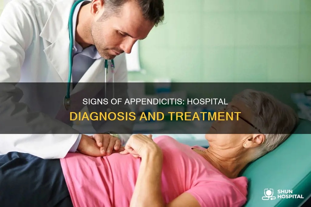 how does the hospital check for appendicitis