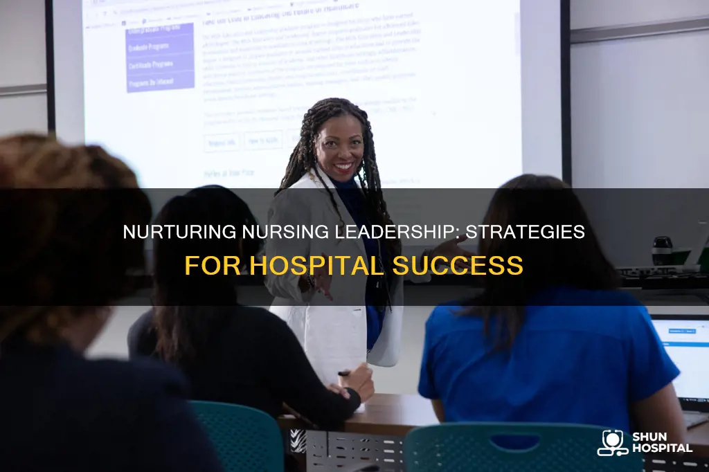 how does the hospital encourage nursing leadership