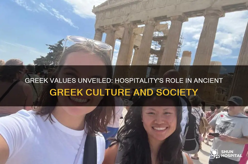 how does this passage show that the greeks valued hospitality