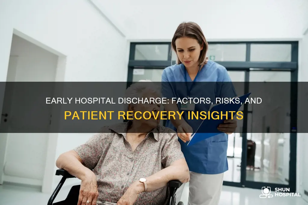 how early di hospitals discharge