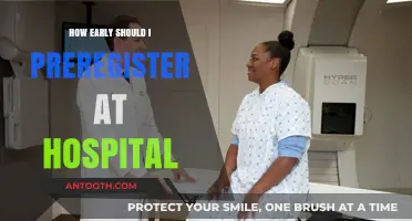 Preregistering at the Hospital: How Early is Too Early?