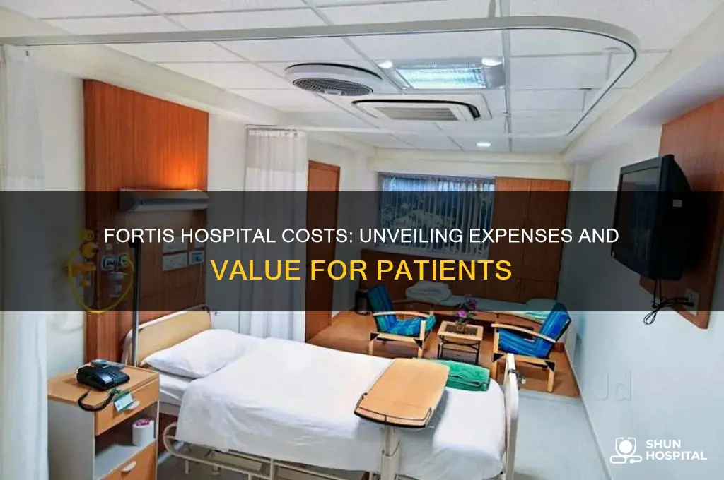 how expensive is fortis hospital