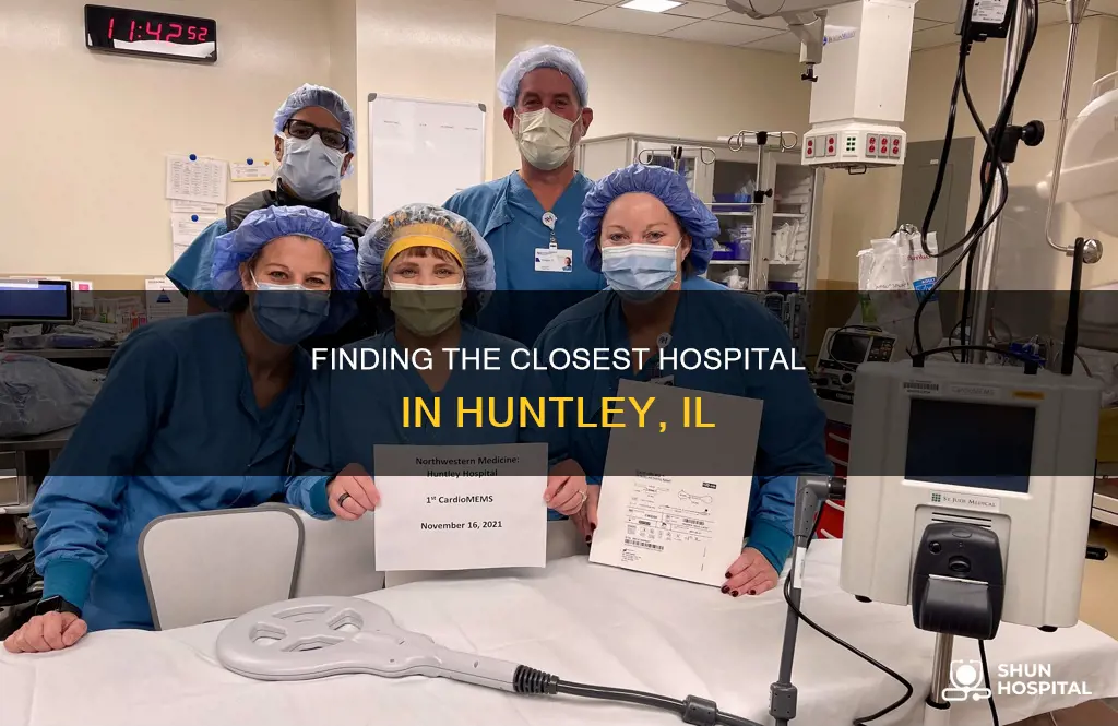 how far am i huntley il hospital