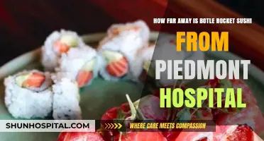 Botle Rocket Sushi's Distance from Piedmont Hospital: A Quick Guide