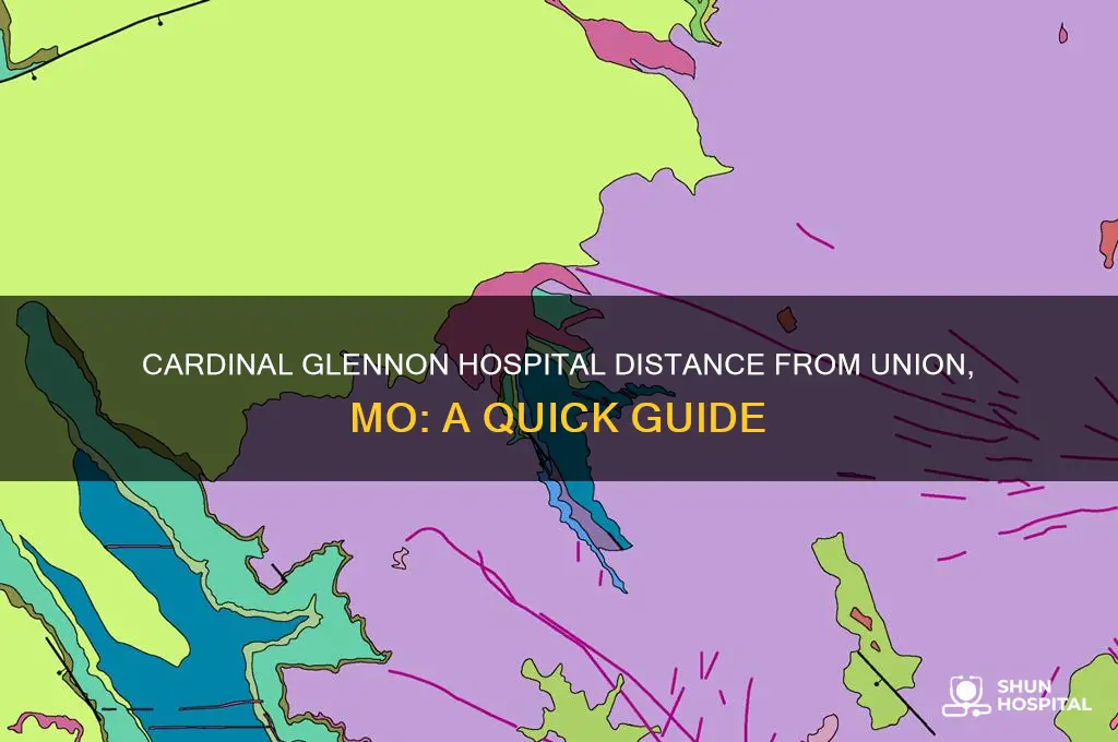 how far away is cardinal glennon hospital from union mo