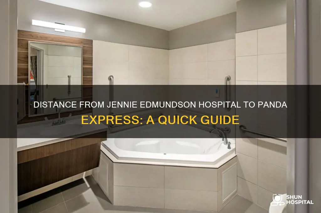 how far away is jennie edmundson hospital from panda express