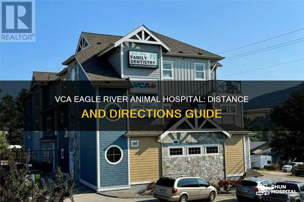 how far away is vca eagle river animal hospital