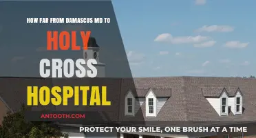Distance from Damascus, MD to Holy Cross Hospital: A Quick Guide
