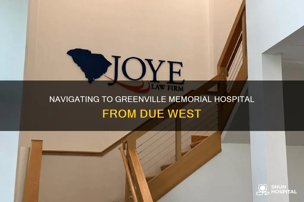 how far from due west to greenville memorial hospital