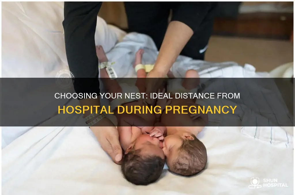 how far from hospital is ok to live when pregnant