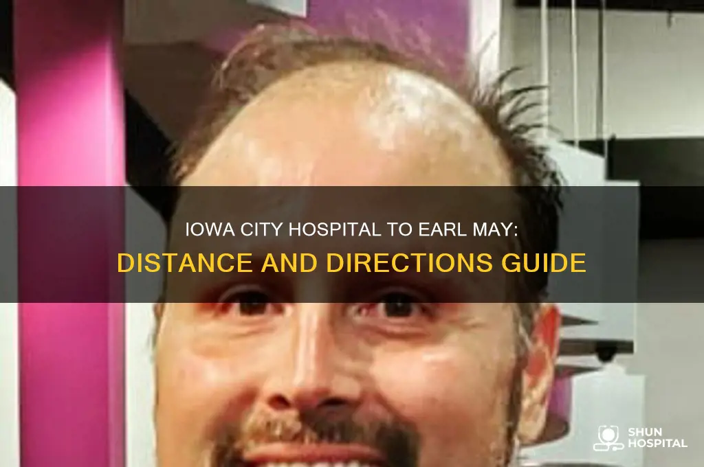 how far from iowa city hospital