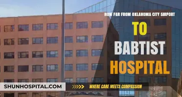 Traveling from Oklahoma City Airport to Baptist Hospital: Distance and Directions