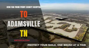 Distance from Perry County Hospital to Adamsville, TN: A Quick Guide