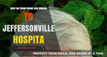 Distance from Rising Sun, Indiana to Jeffersonville Hospital: A Travel Guide