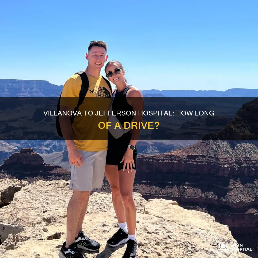how far from villanova to jefferson hospital