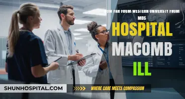 Distance from Western Illinois University to McDonough District Hospital
