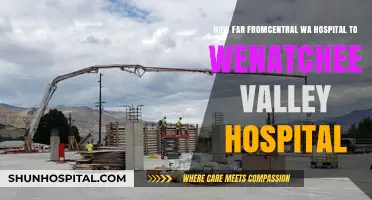 Central WA Hospital to Wenatchee Valley Hospital: Distance and Directions