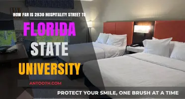 Distance from 2930 Hospitality Street to Florida State University