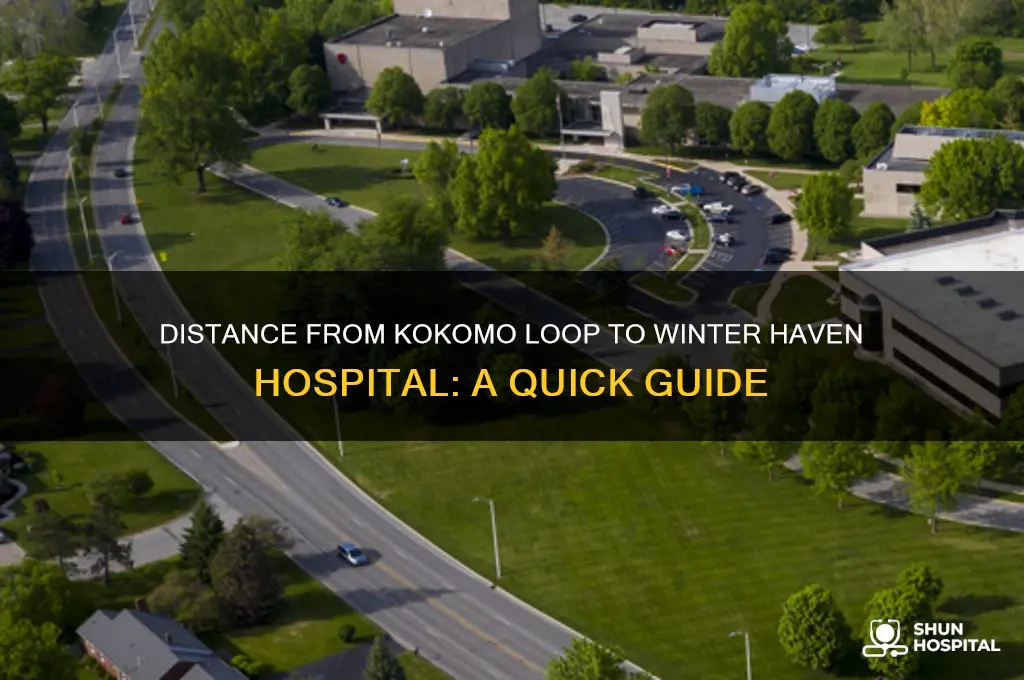 how far is 2949 kokomo loop from winter haven hospital