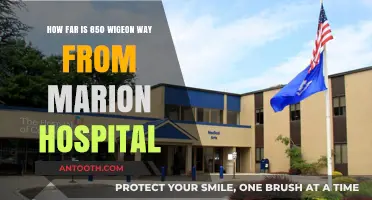Distance from 850 Wigeon Way to Marion Hospital: A Quick Guide
