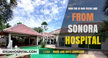 Distance from 940 Sylva Lane to Sonora Hospital: A Quick Guide