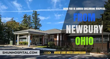 Akron Children's Hospital: Distance and Travel Time from Newbury, Ohio