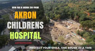 Akron Zoo to Akron Children's Hospital: Distance and Directions