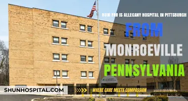 Allegany Hospital Pittsburgh to Monroeville PA: Distance and Travel Guide