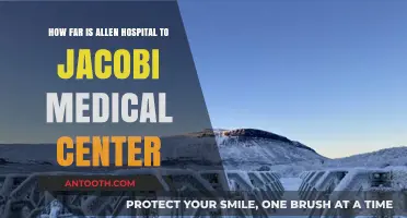 Distance Guide: Allen Hospital to Jacobi Medical Center Travel Time