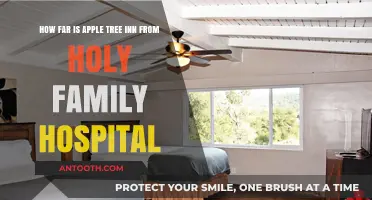 Apple Tree Inn to Holy Family Hospital: Distance and Directions