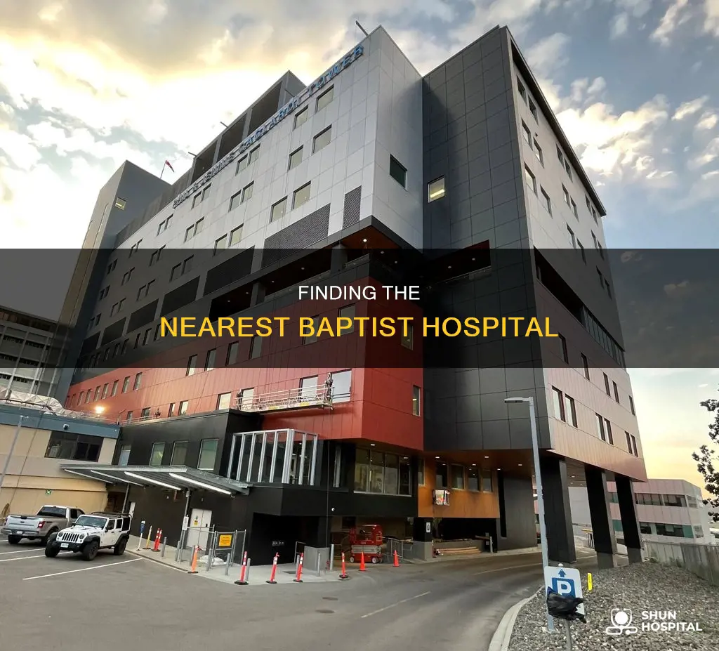 how far is baptist hospital from here