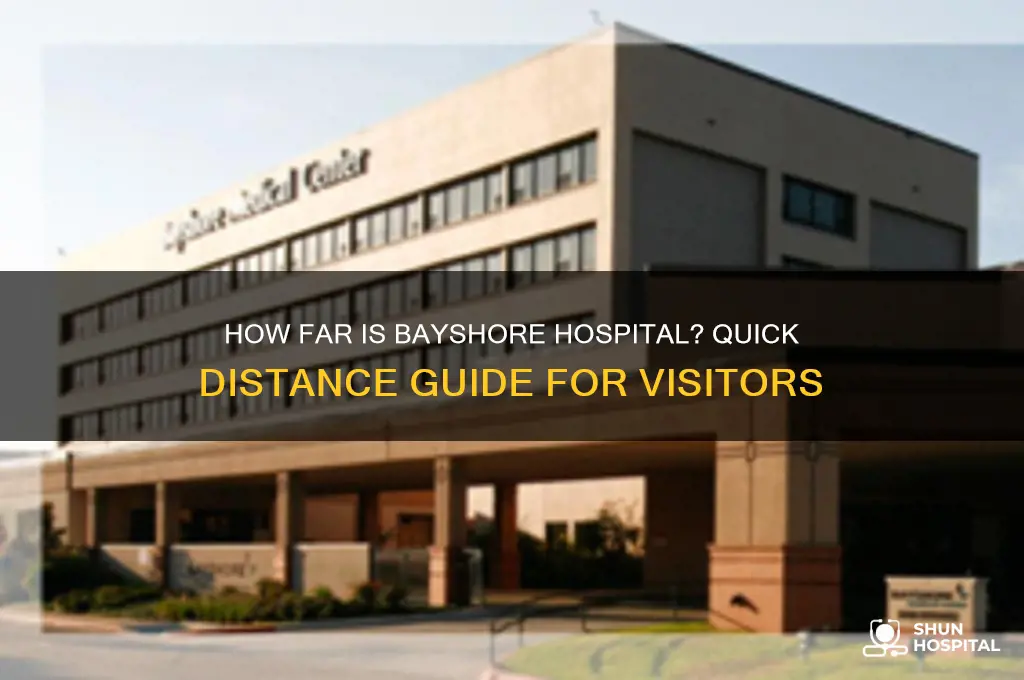 how far is bayshore hospital