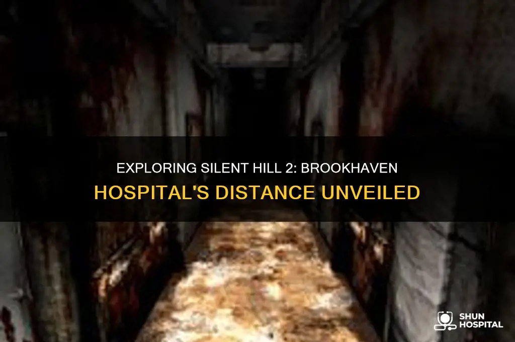 how far is brookhaven hospital in silent hill 2