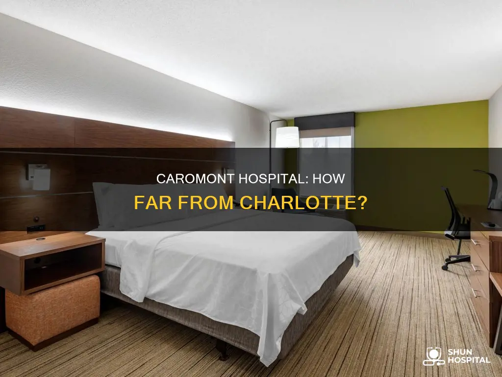 how far is caromont hospital from charlotte