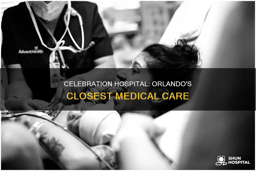 how far is celebration hospital from orlandp