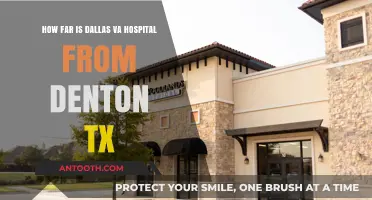 Dallas VA Hospital to Denton, TX: Distance and Travel Guide