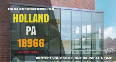 Doylestown Hospital Distance from Holland, PA 18966: Quick Guide