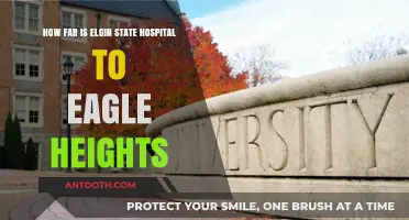 Distance from Elgin State Hospital to Eagle Heights: A Quick Guide