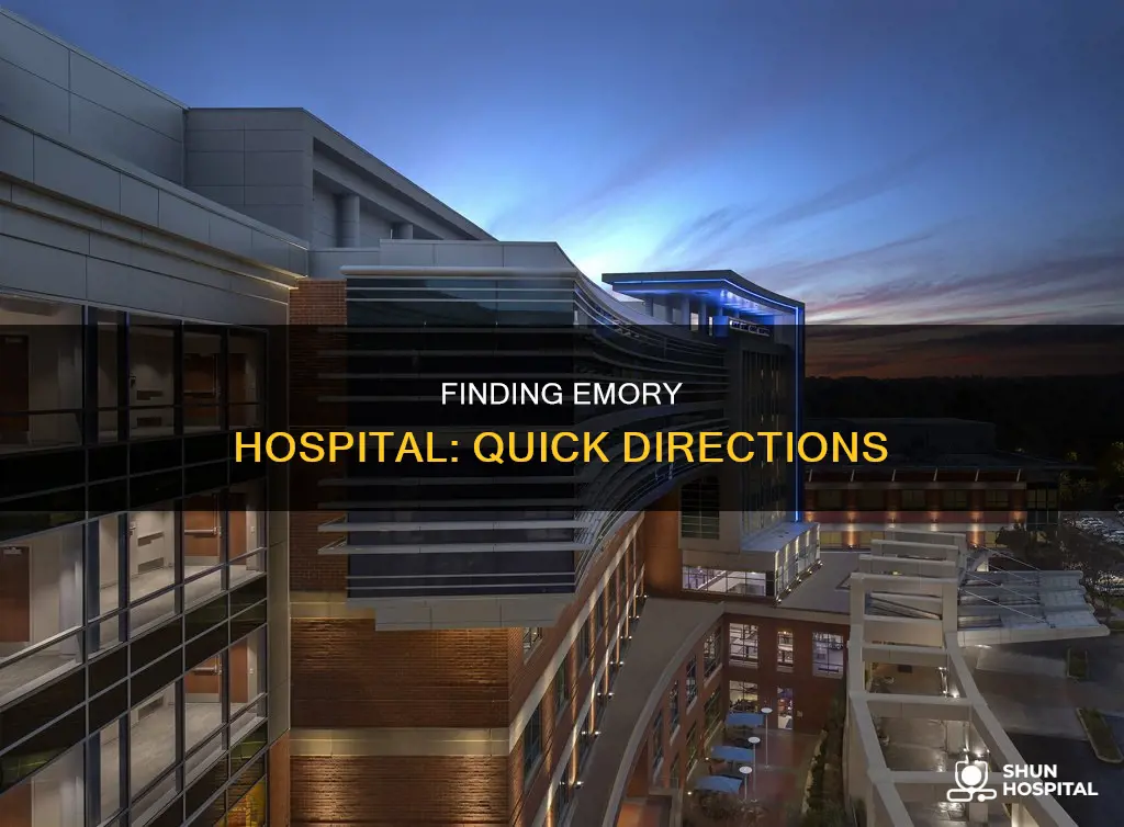 how far is emory hospital from me