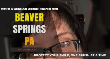 Evangelical Community Hospital's Distance from Beaver Springs, PA Explained