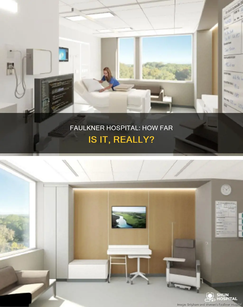 how far is faulkner hospital from here