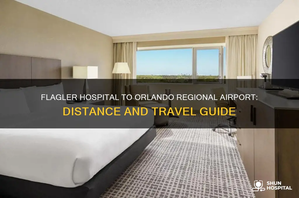 how far is flagler hospital from orlando regional airport